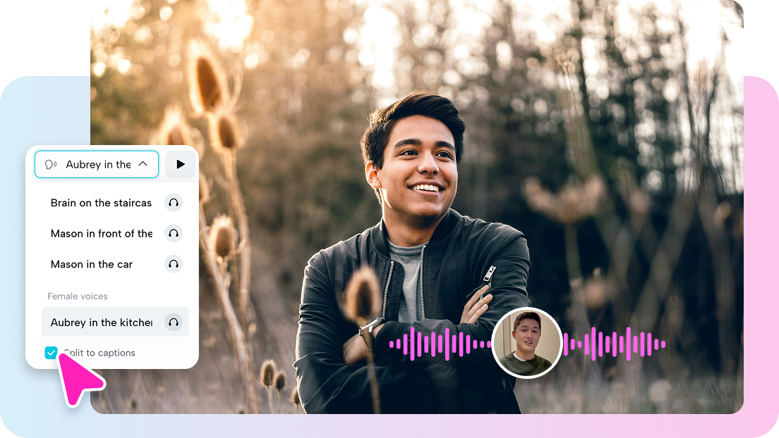 Automated voice synchronization for videos