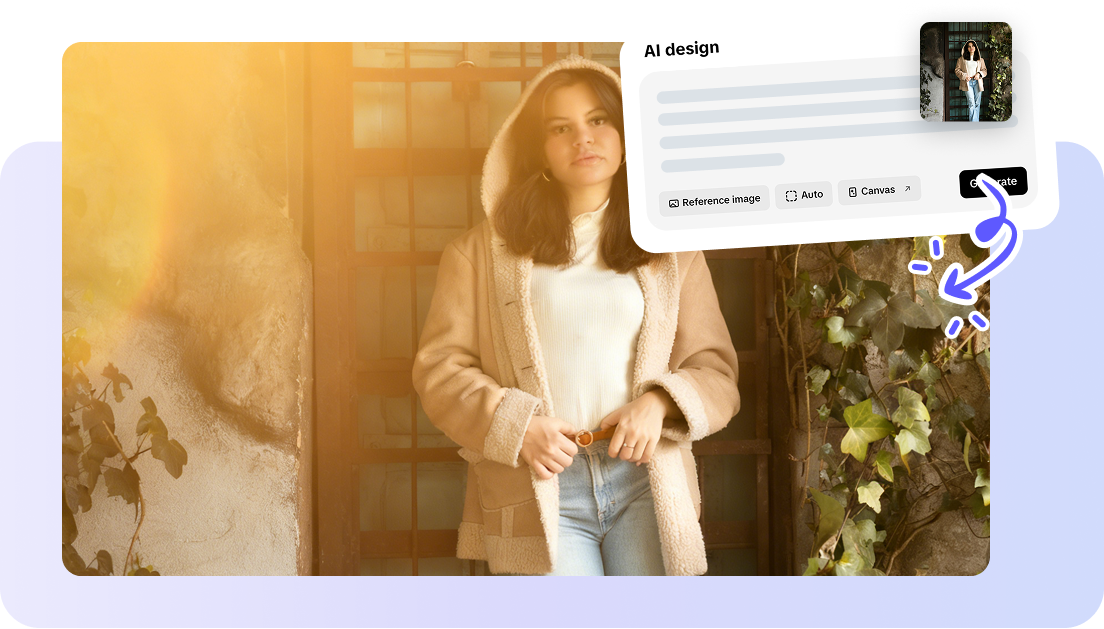 Add lens flare effect to a photo