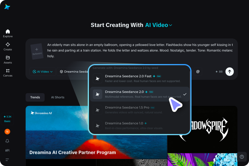 Adjust settings and generate