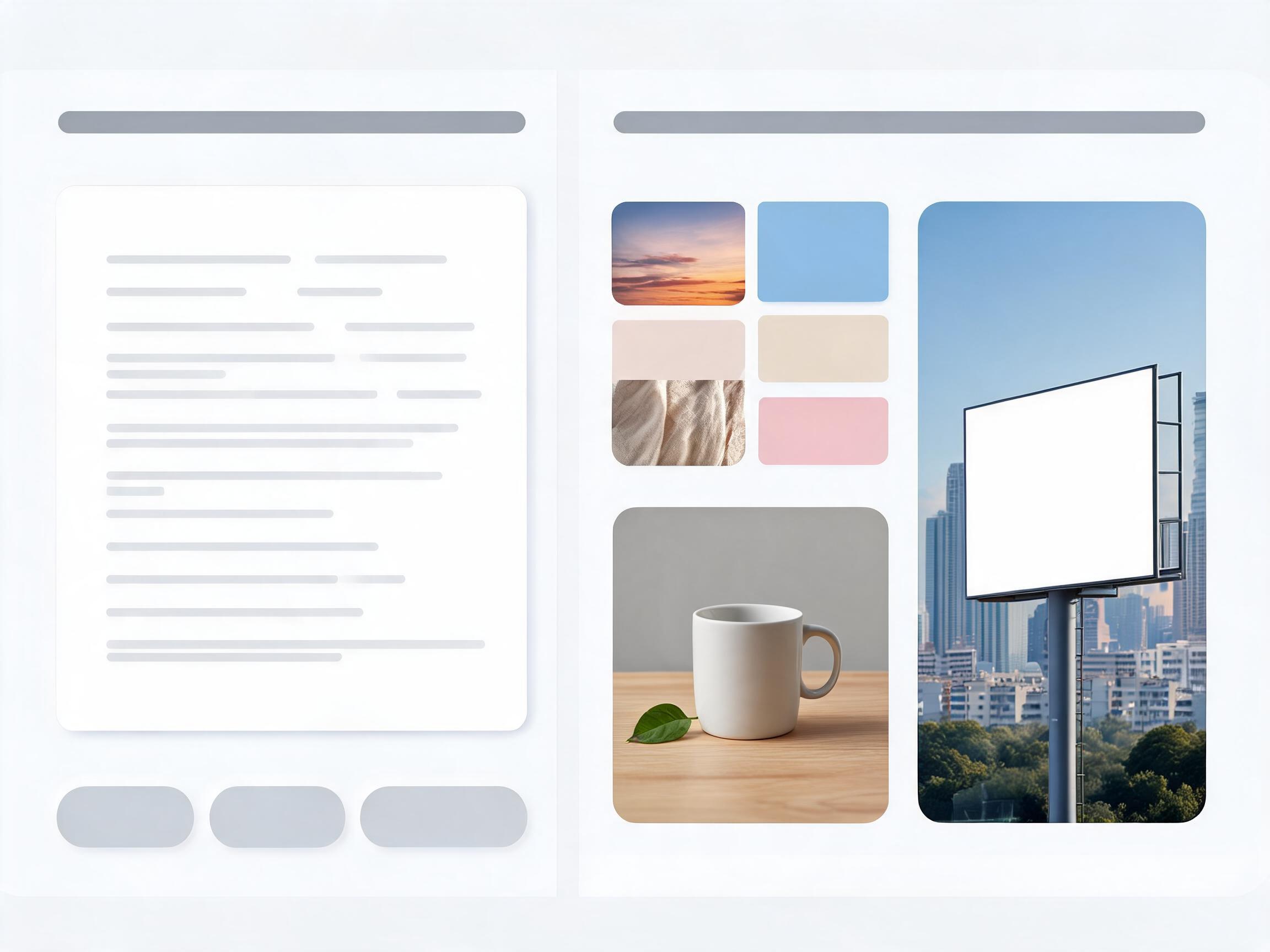 Mood Board mit Produktreferenzen