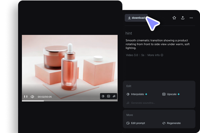 download your promotional videos