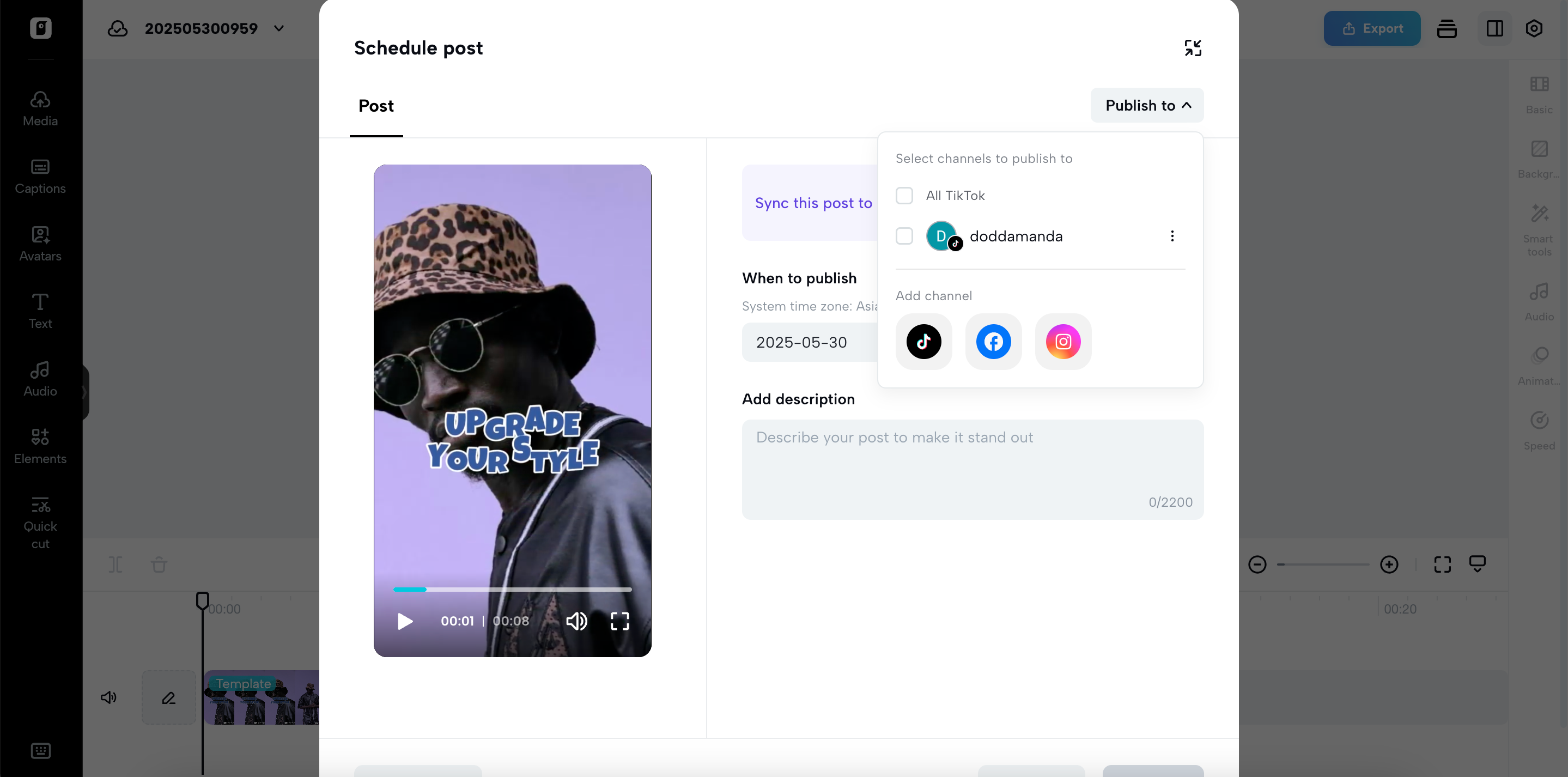 Multi-platform export options
