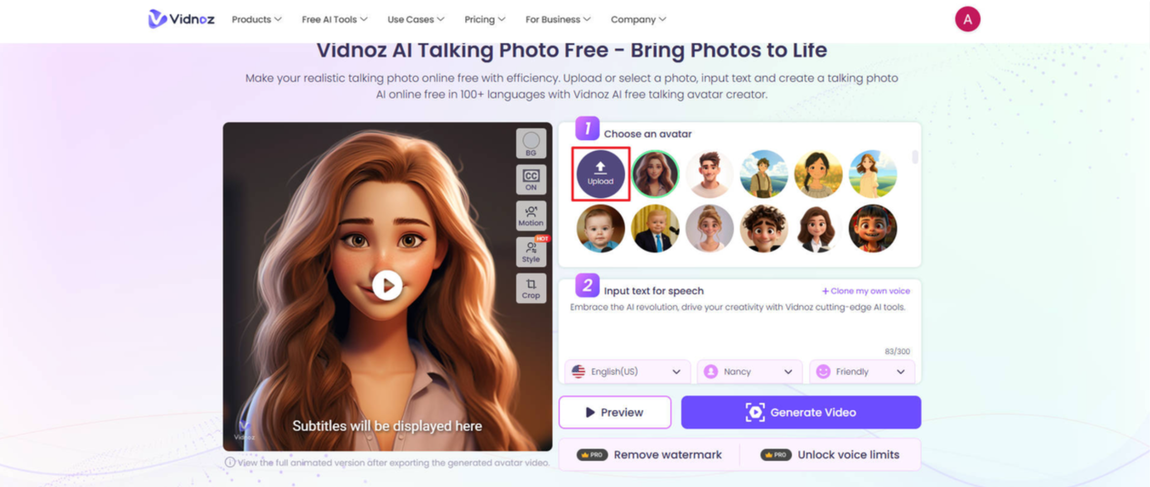 create your own avatar ai