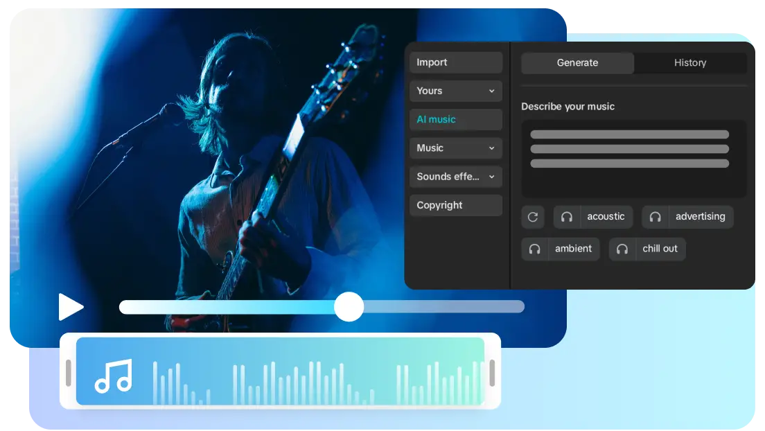 CapCut AI Music Generator