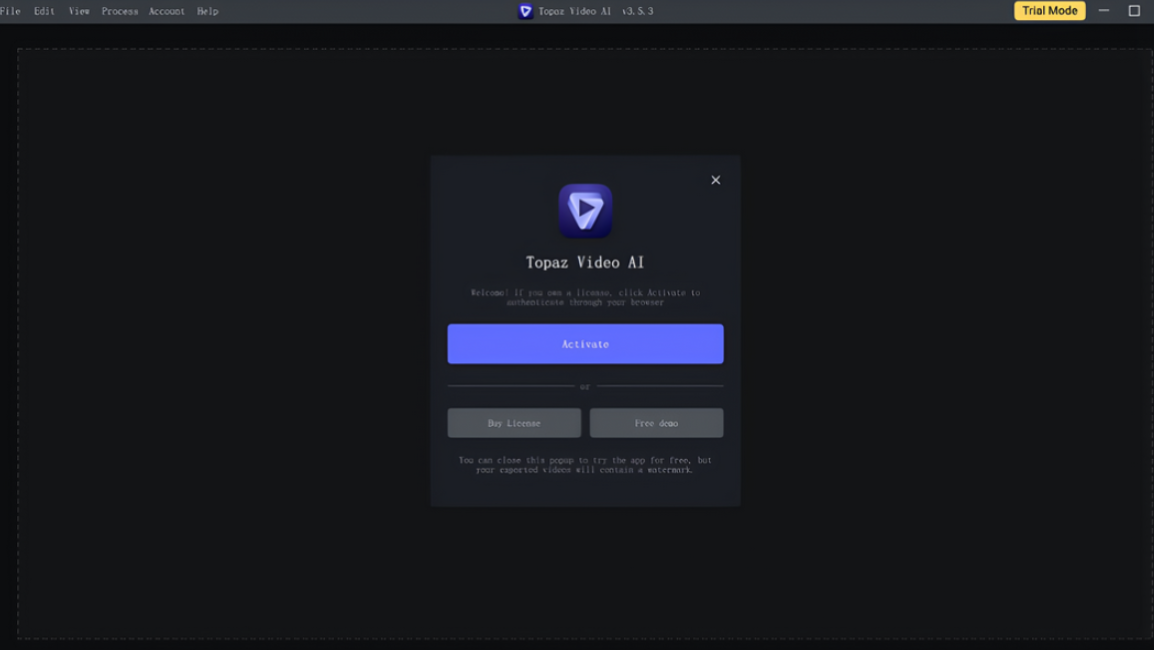 Install Topaz Video AI