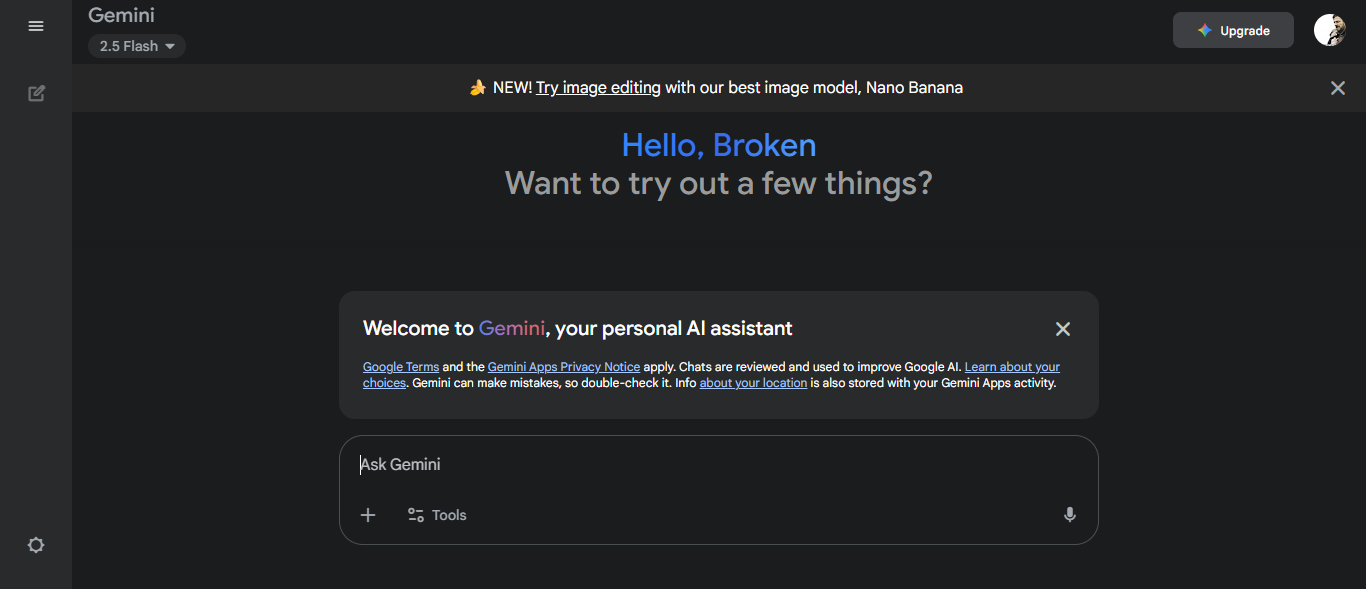 Google Gemini Photo Editor