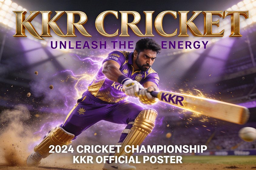 Create Cinematic KKR Visuals with Bold Effects
