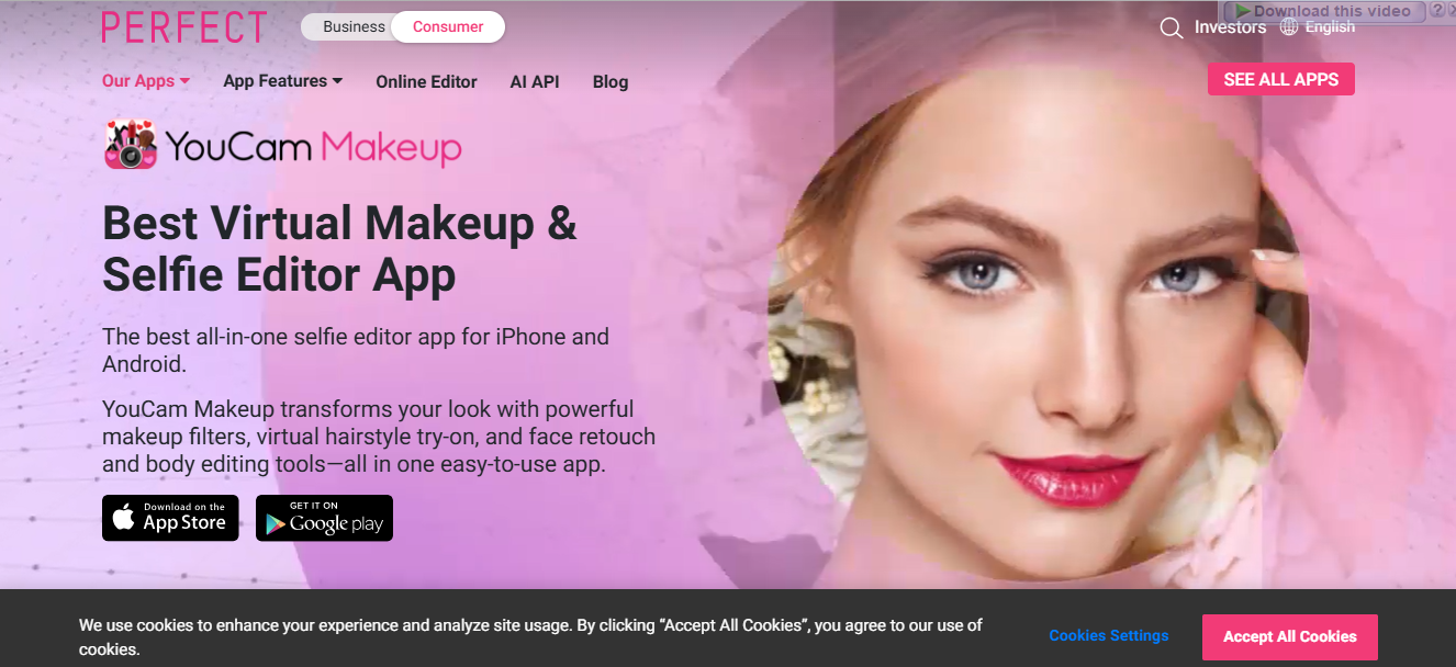 YouCam Trucco Trucco Foto Editor