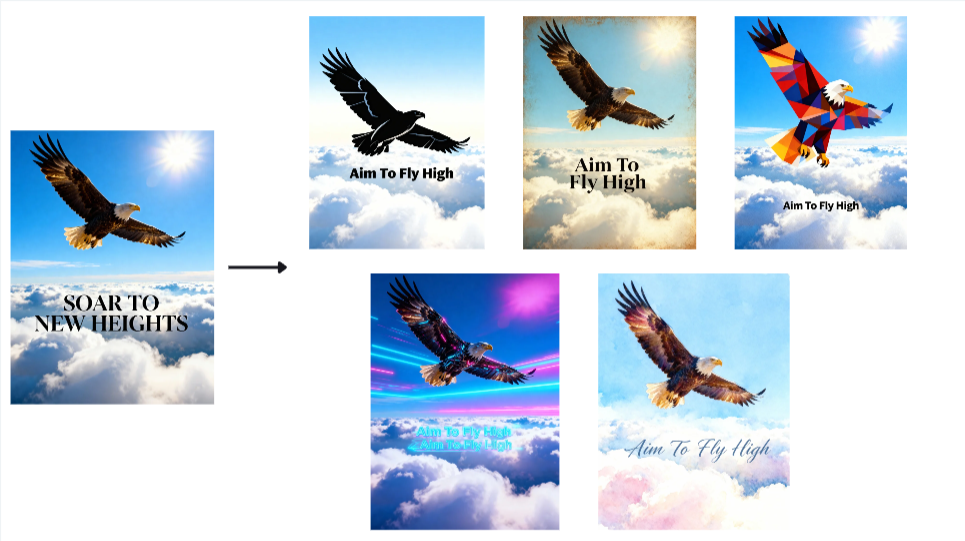 Creative extension feature in Dreamina