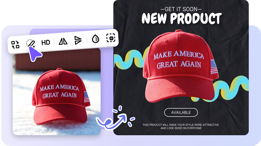 Tingkatkan gambar produk Shopify dengan alat pengeditan AI