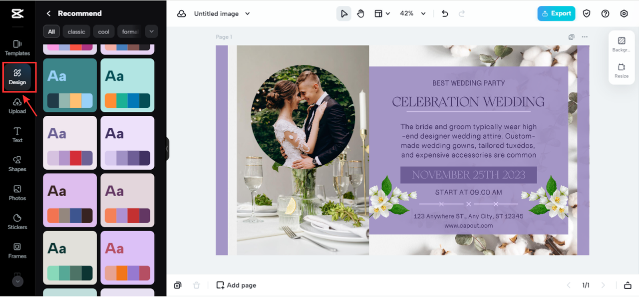 Personalizing AI wedding invitation images with monograms and venue sketches