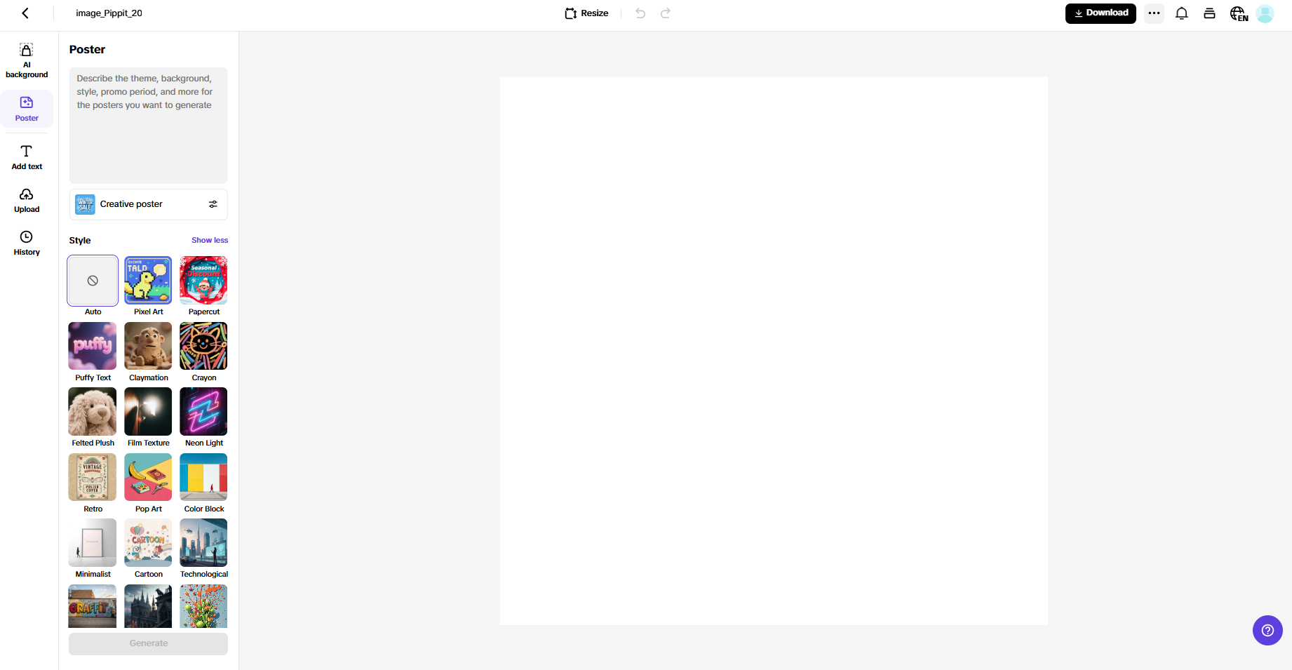AI-generated product images