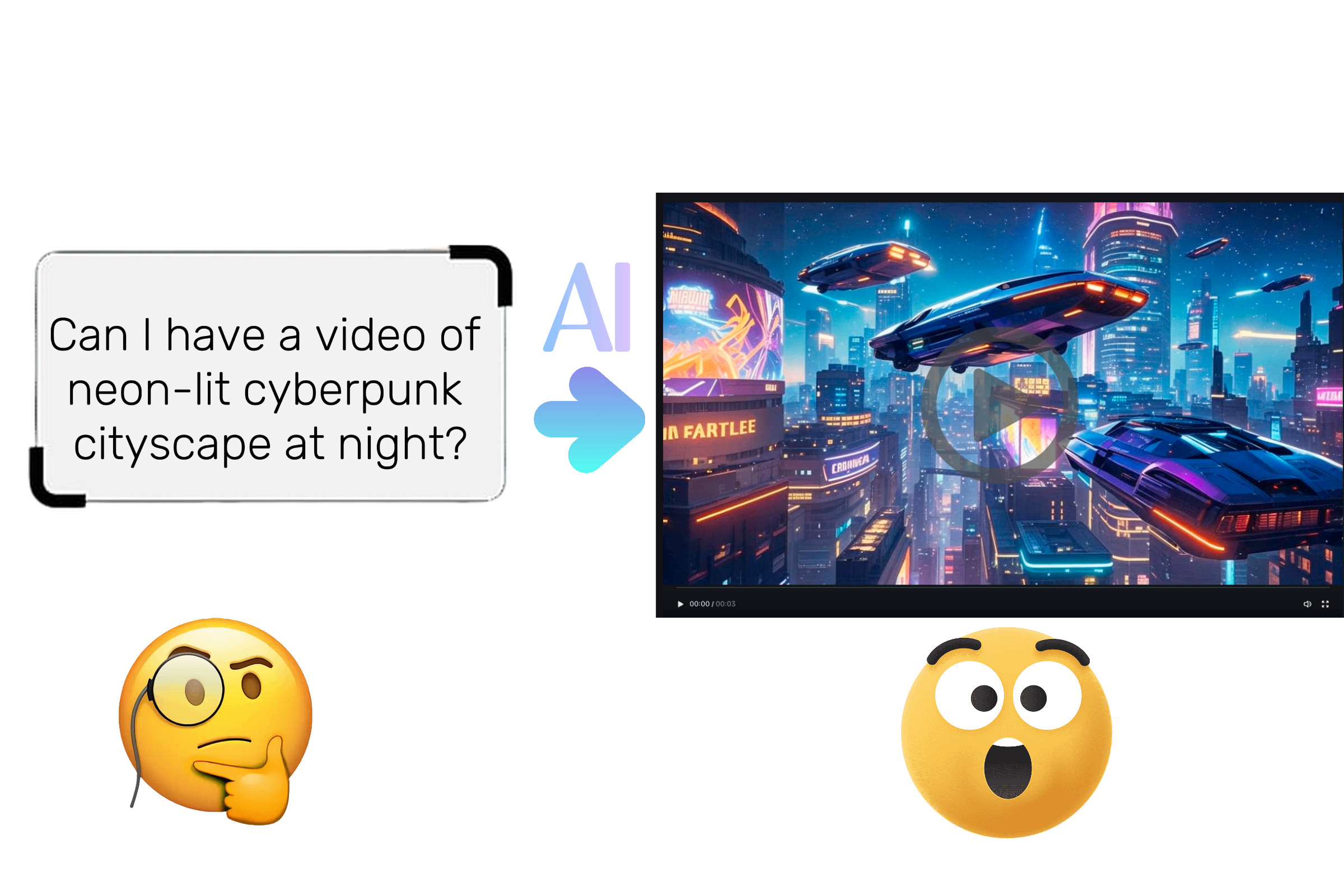 ai skapar video från text