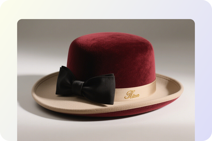 Multiple hats displayed professionally for online viewers.