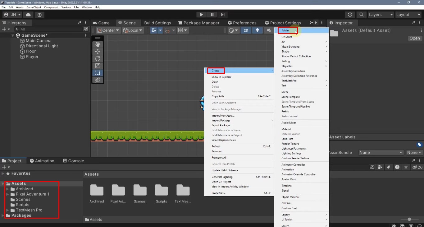 Importar e fatiar uma folha de sprite no software de animação Unity.