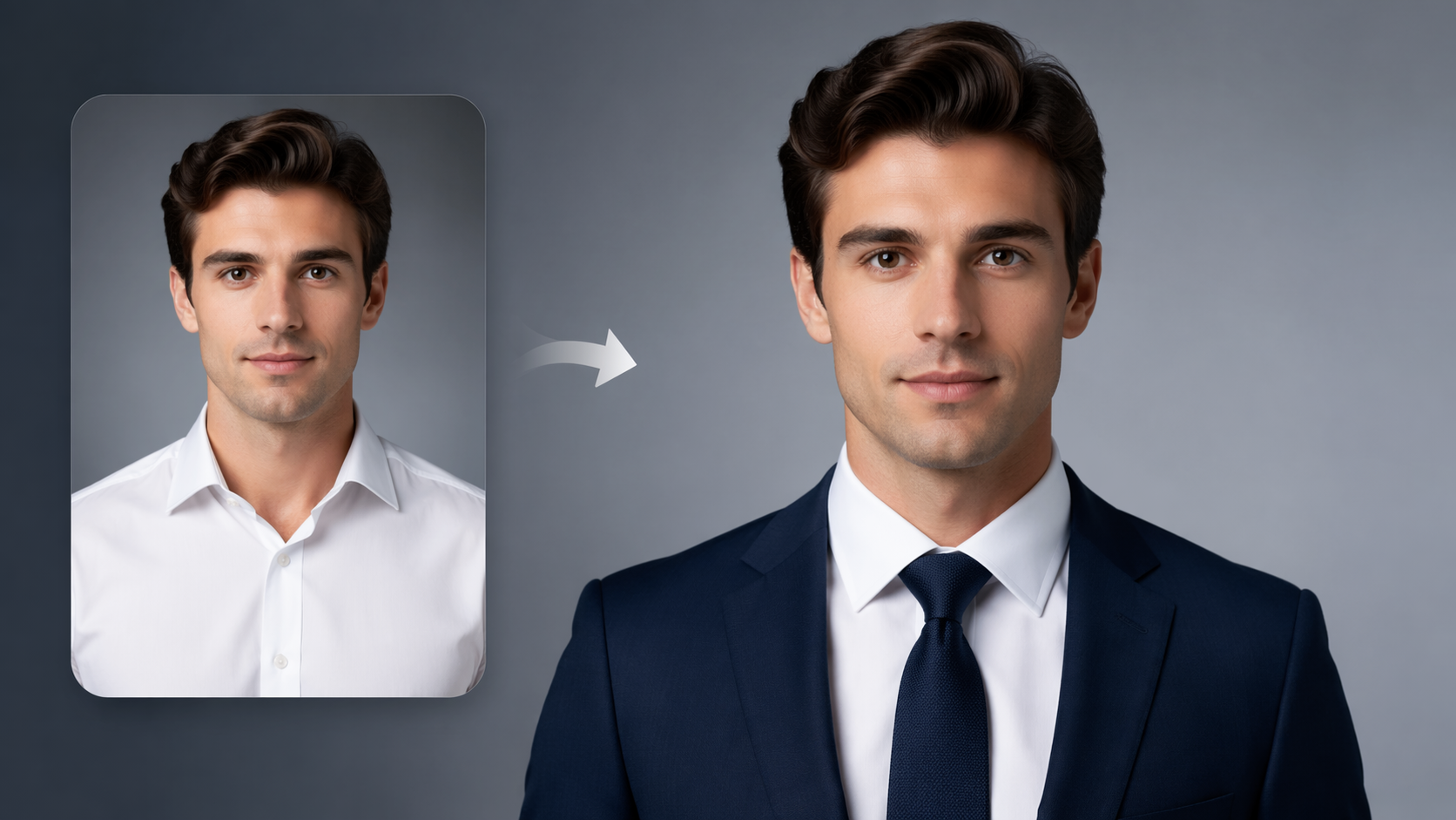 Dreamina add tie to photo 16:9 AI-generated hero image