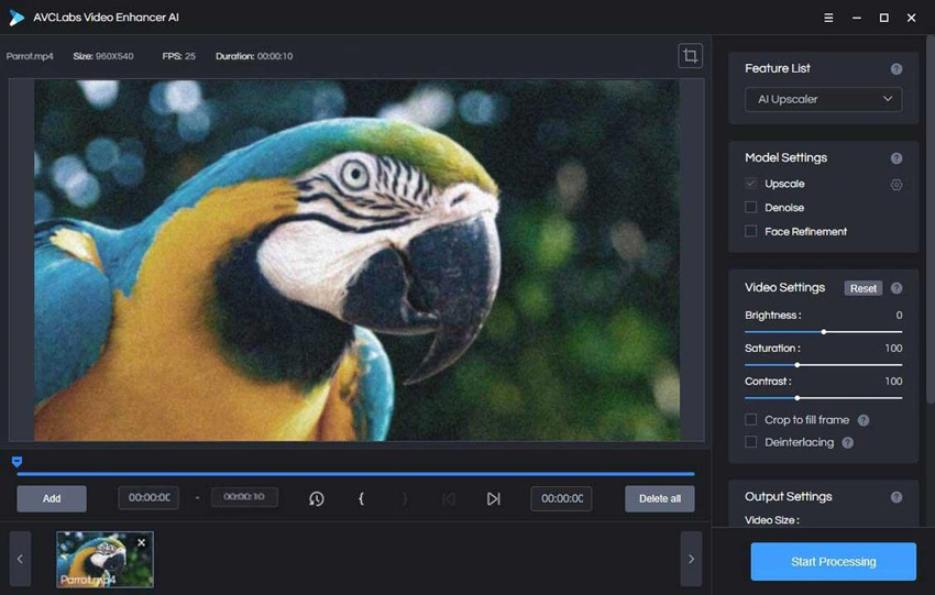 AVCLabs - Reddit's best free video upscaler