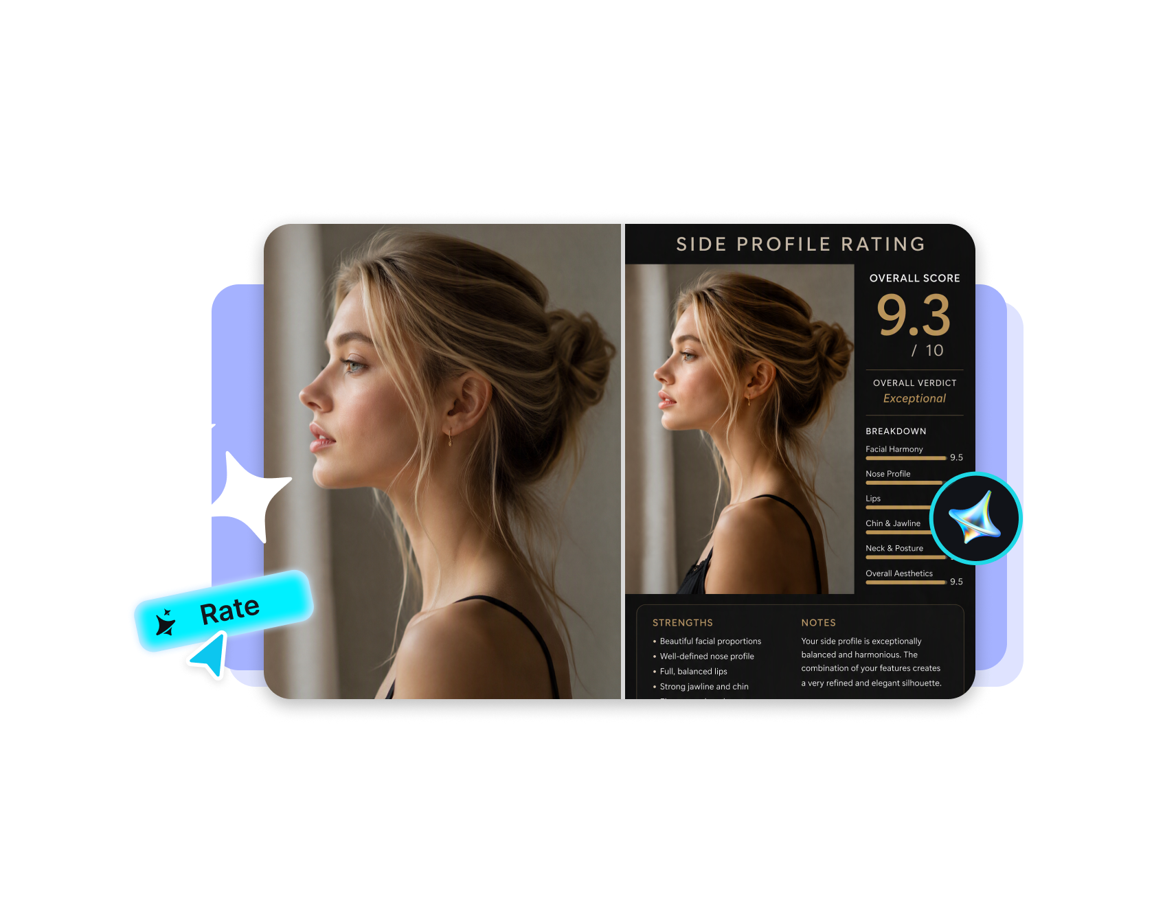 Rate My Side Profile With AI: AI Side Profile Rater