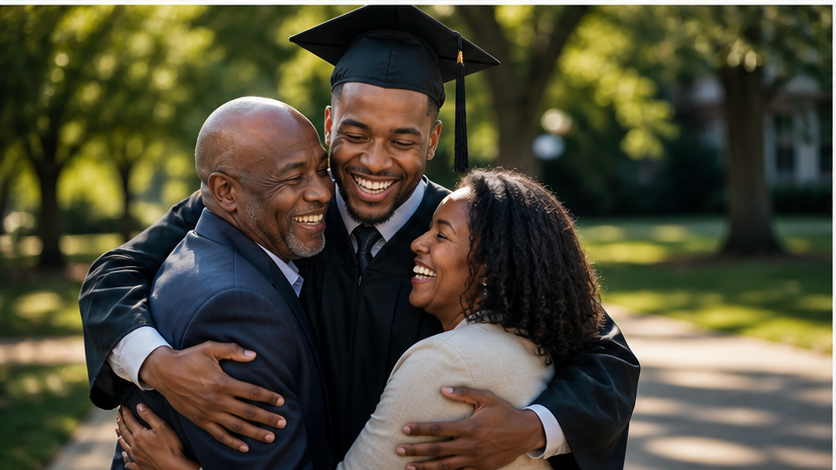 Single Graduate Video Template prompt example 2 - Diploma close-up