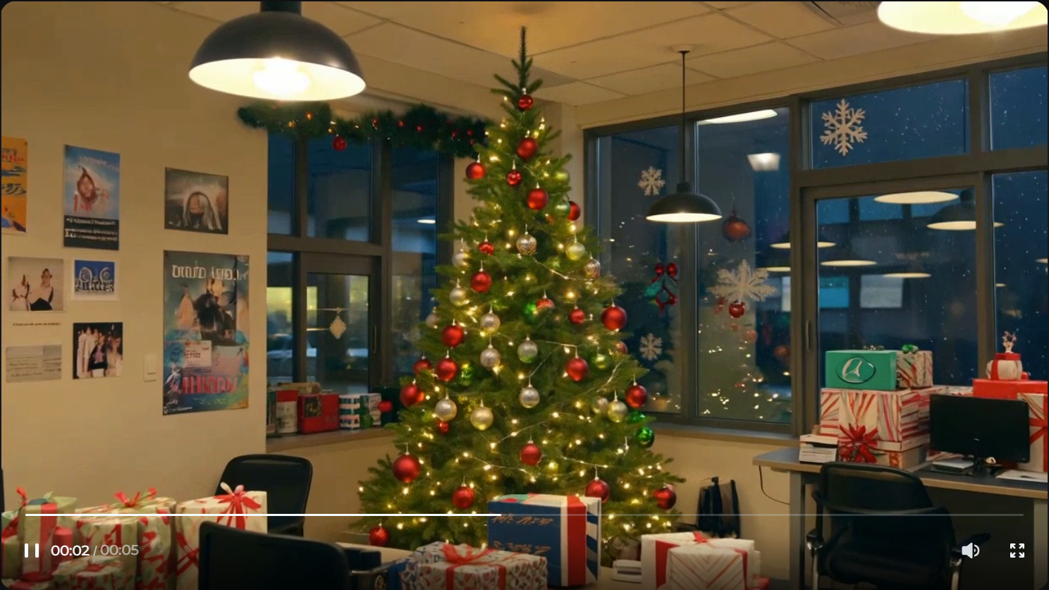 Customer appreciation video