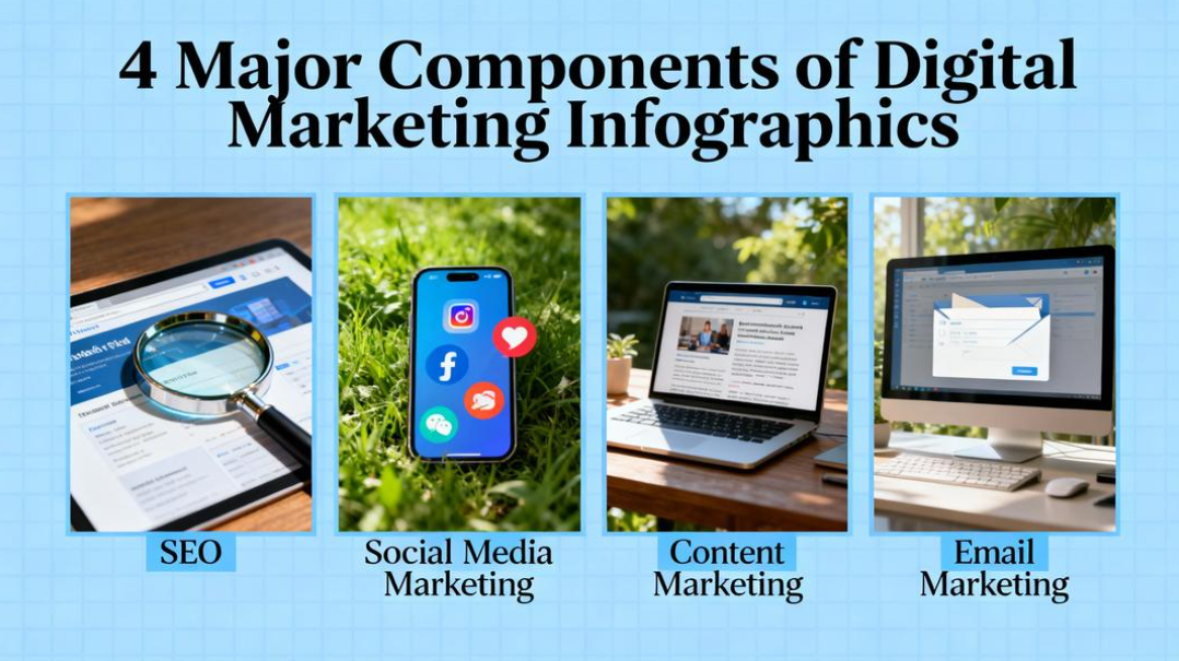 Components of marketing infographics