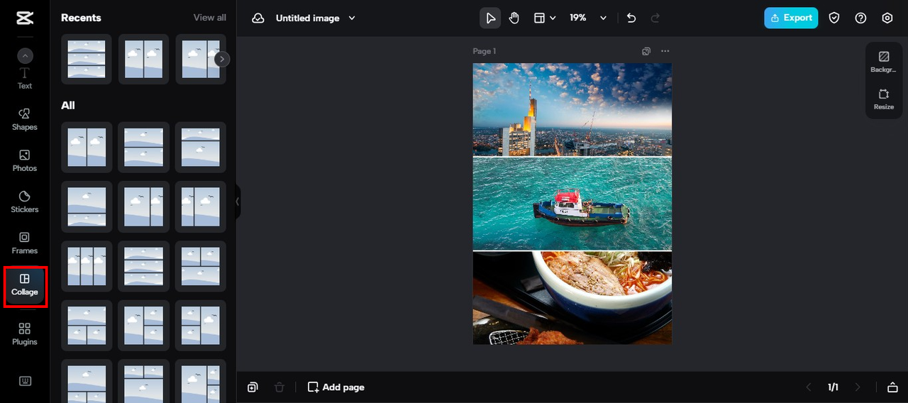 create collages