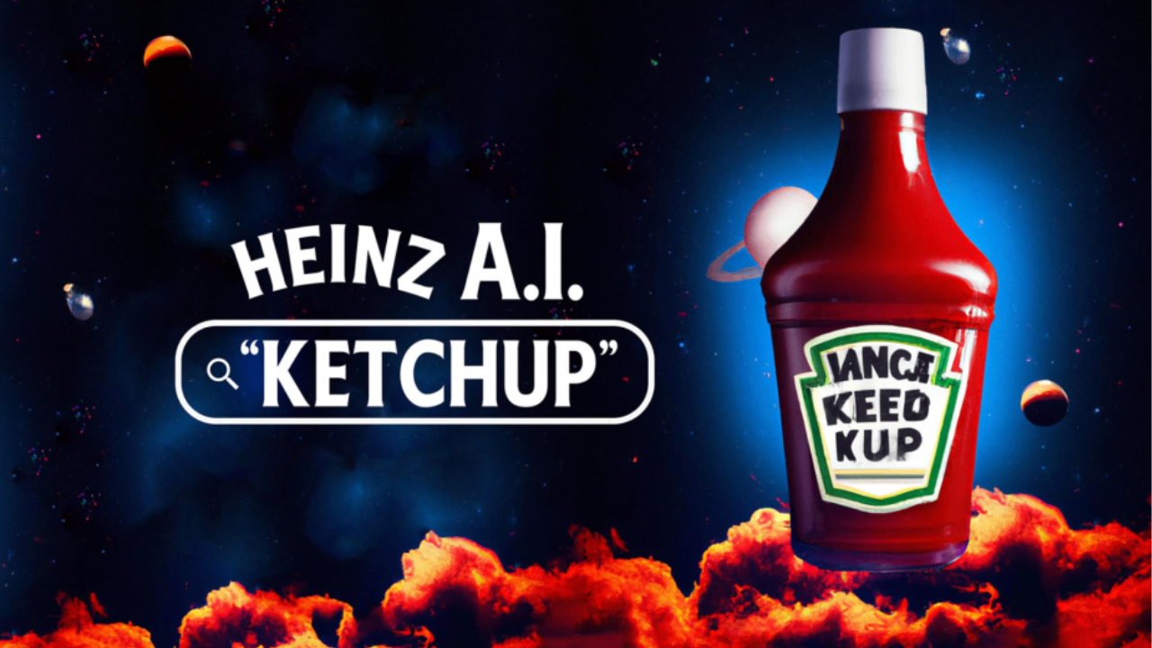 Heinz’s AI-designed ketchup label