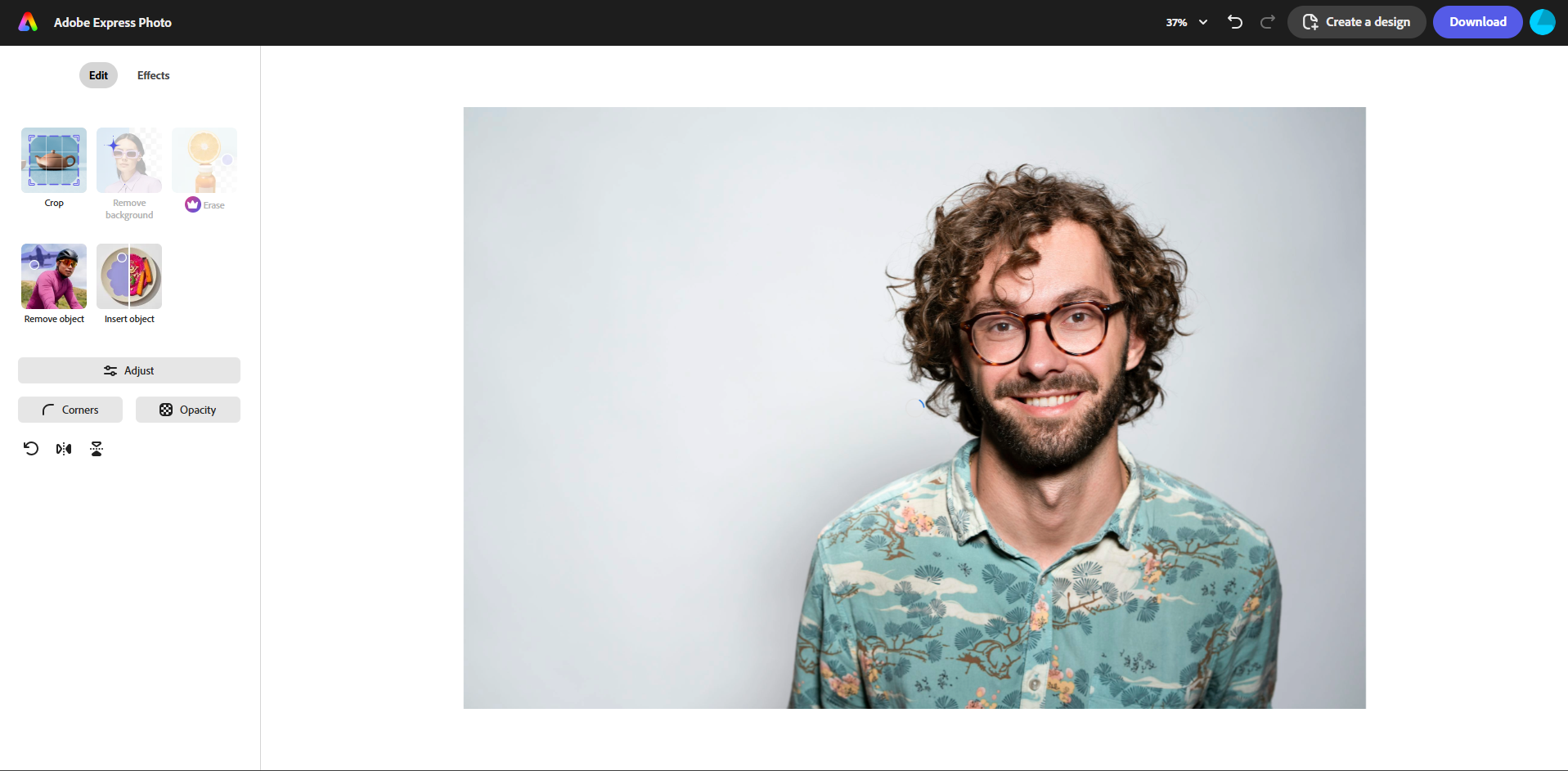 Adobe Express photo editor for family and travel photos