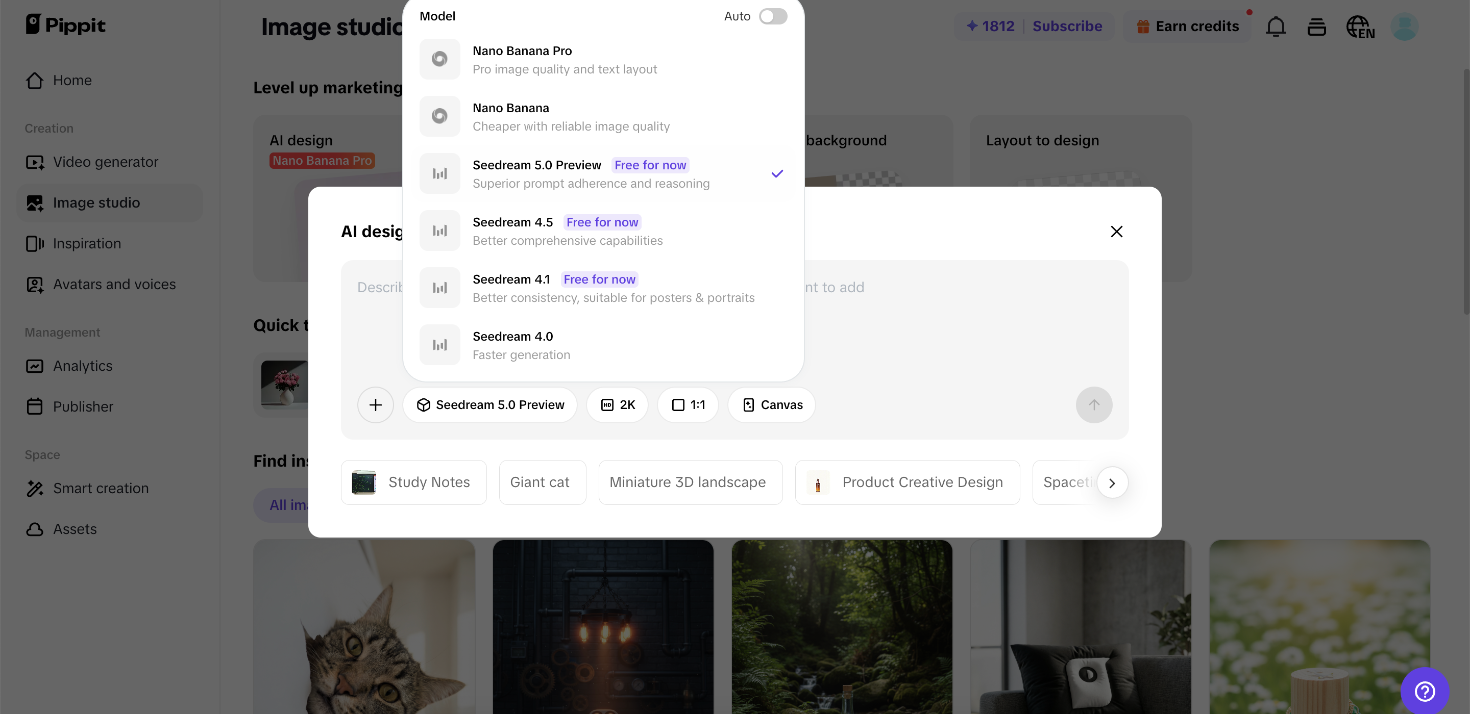 Generate your design