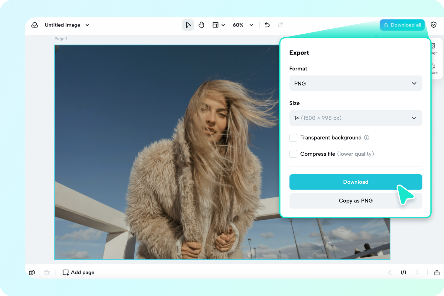 ดาวน์โหลดรูปภาพของคุณ