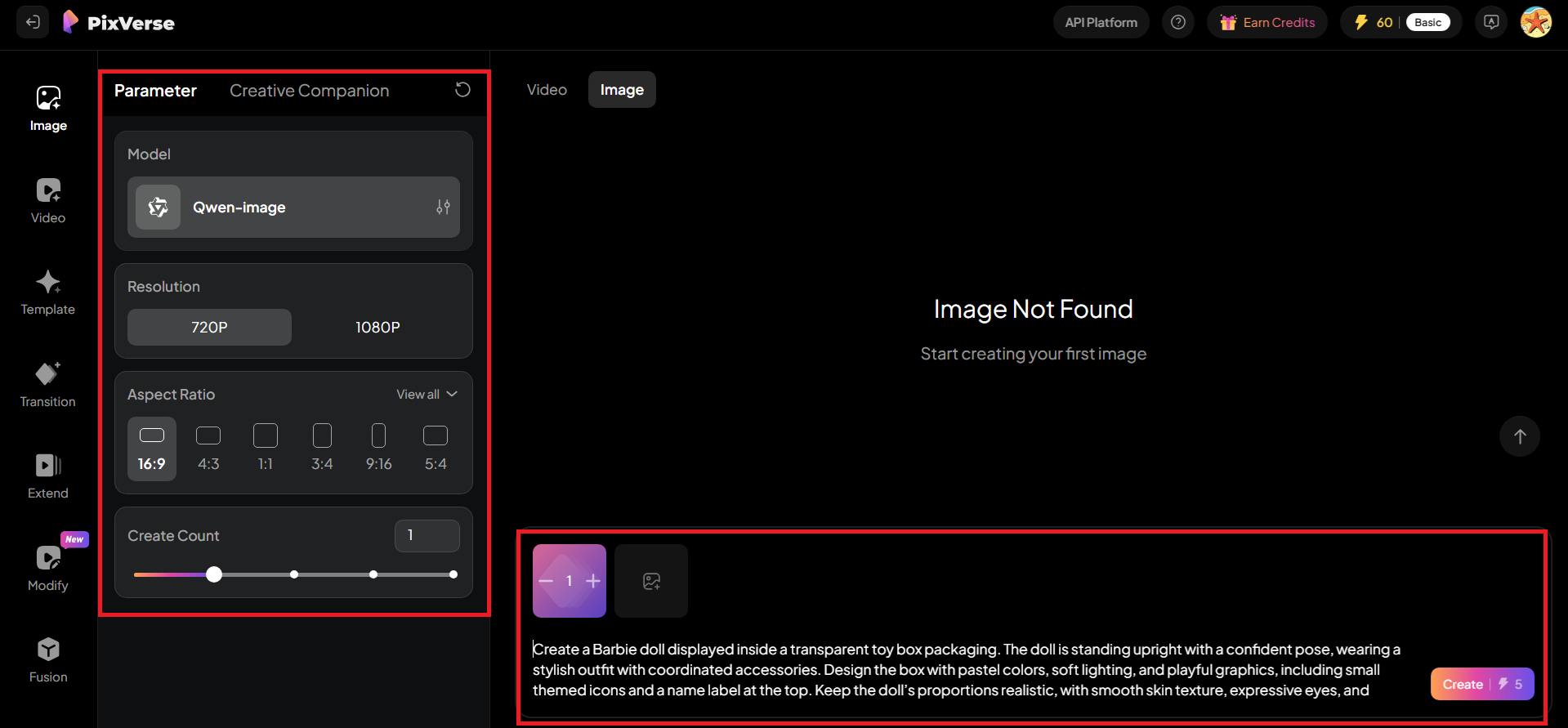 İsteğinizi ekleyin ve ayarları özelleştirin