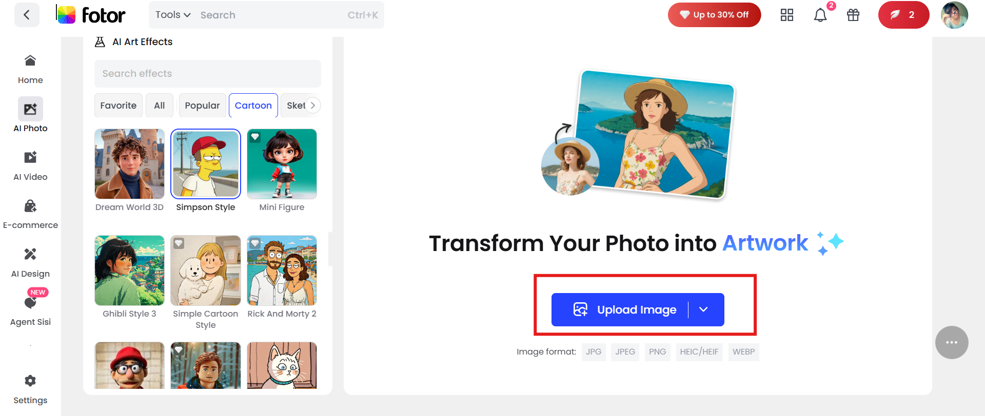 Upload your reference image