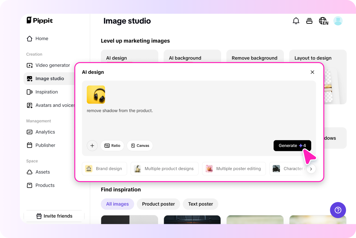 Xóa bóng khỏi ảnh