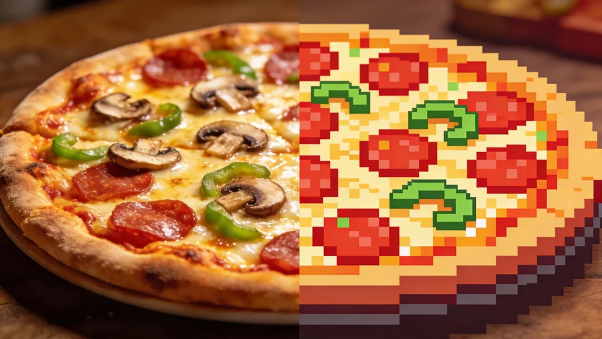 Imaginea compozițiilor alimentare hibride