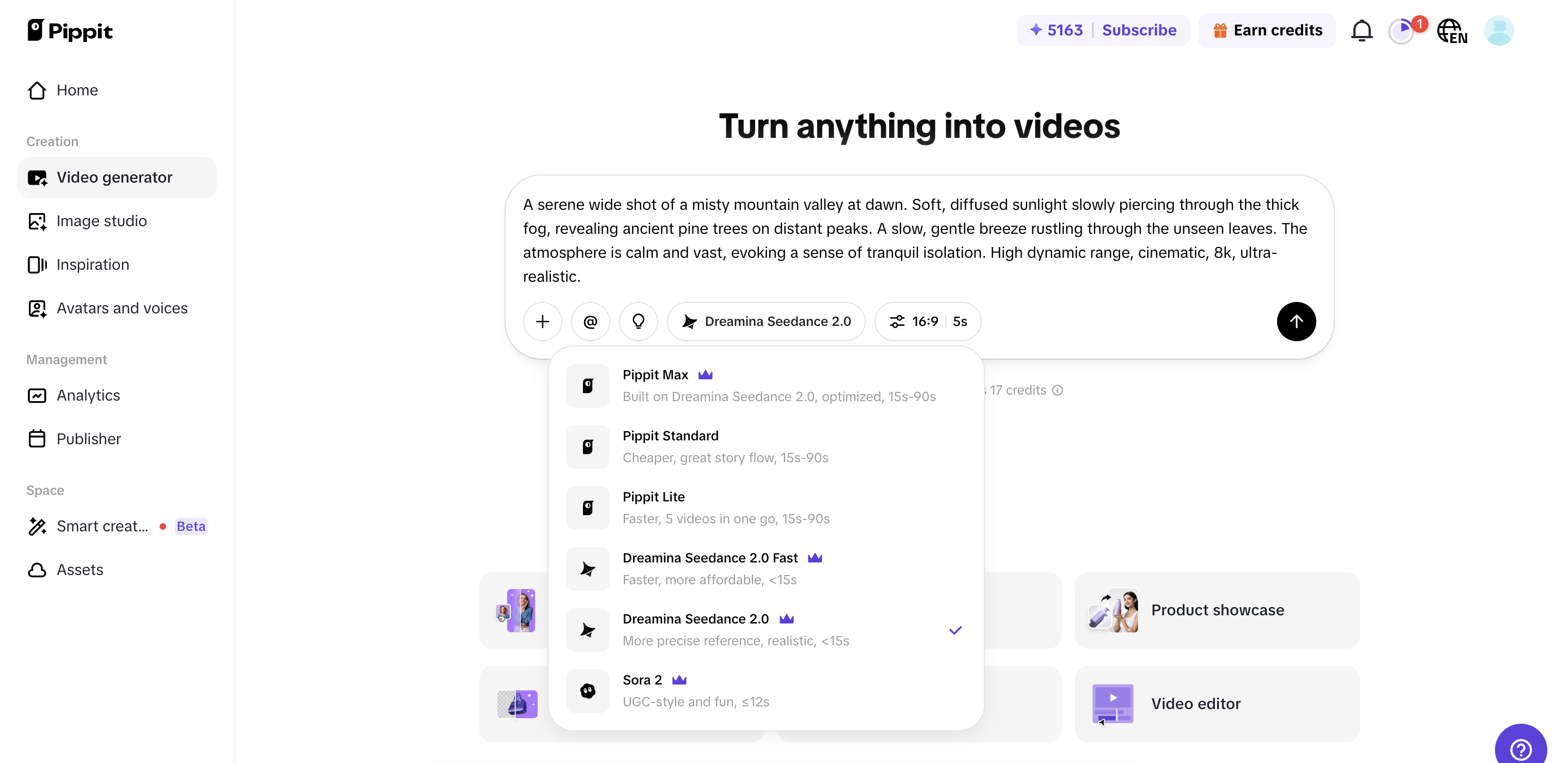 Choose Dreamina Seedance 2.0