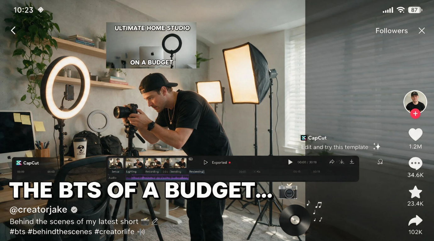 Behind-the-scenes videos visual