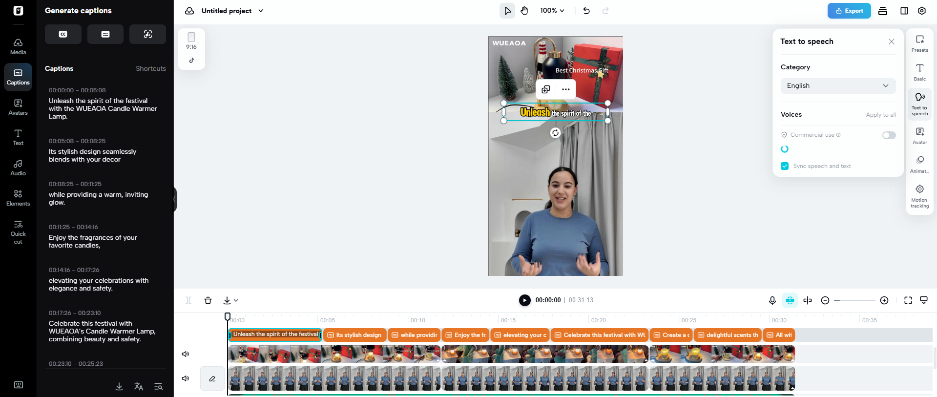 AI-powered video creation