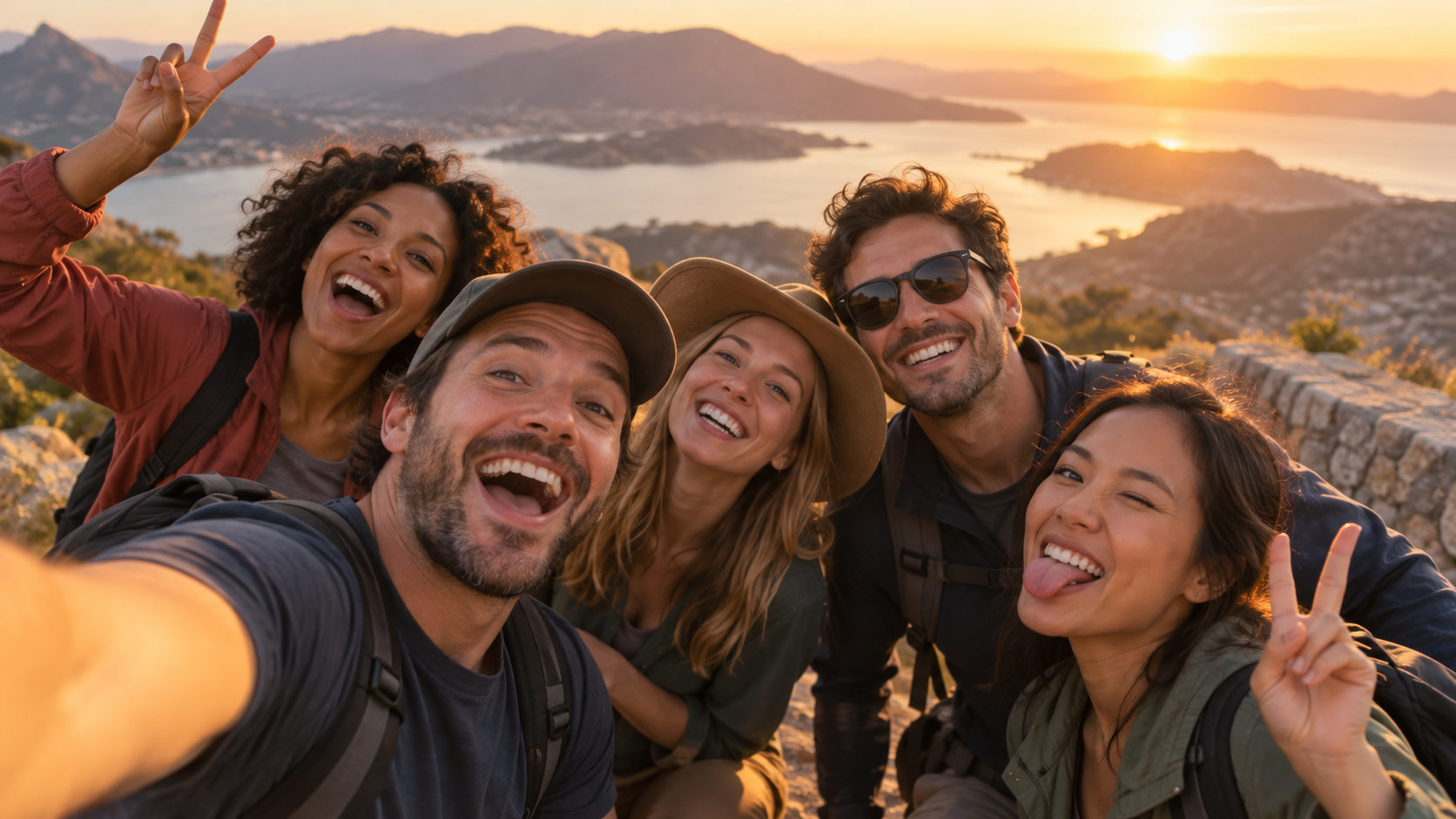 want to take a selfie first