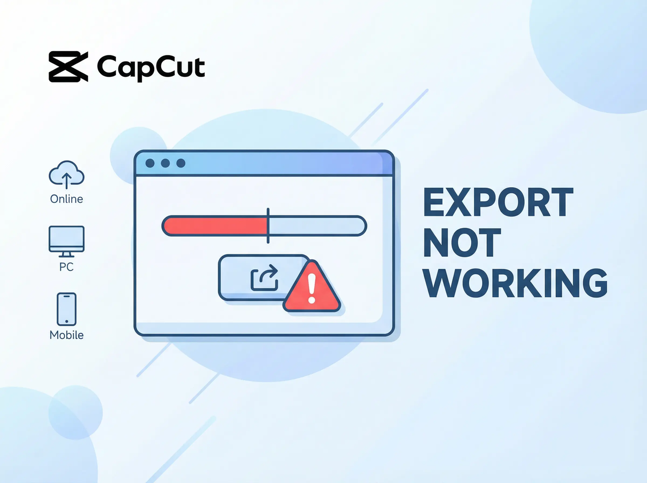 export not working on CapCut
