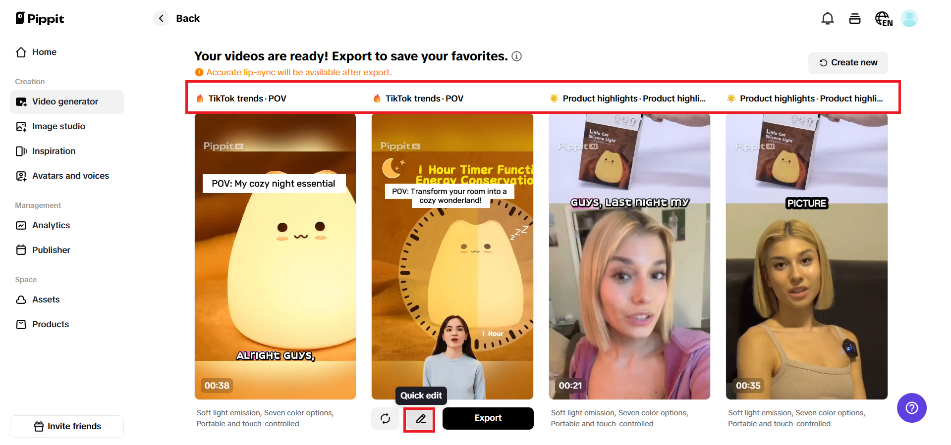 Edit and customize your video