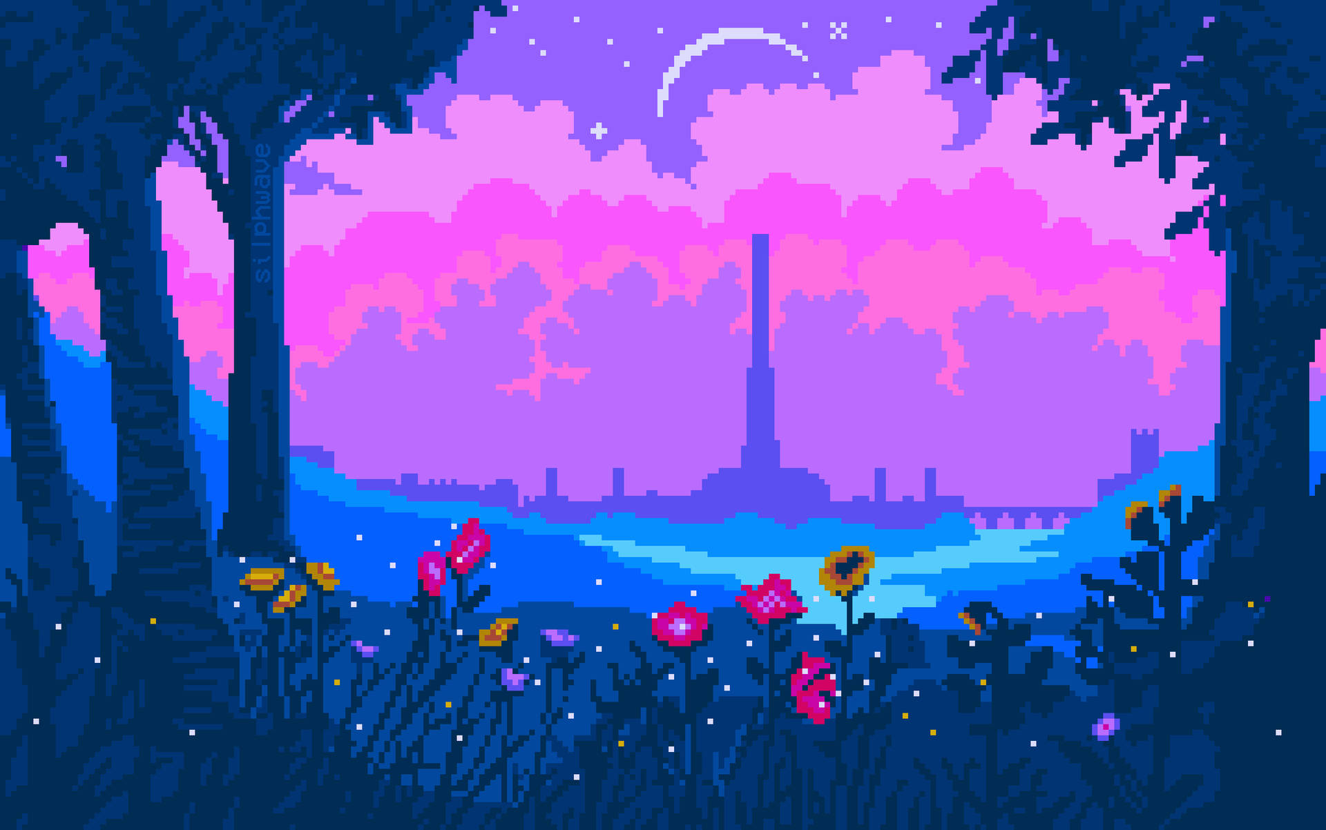 pixel art background