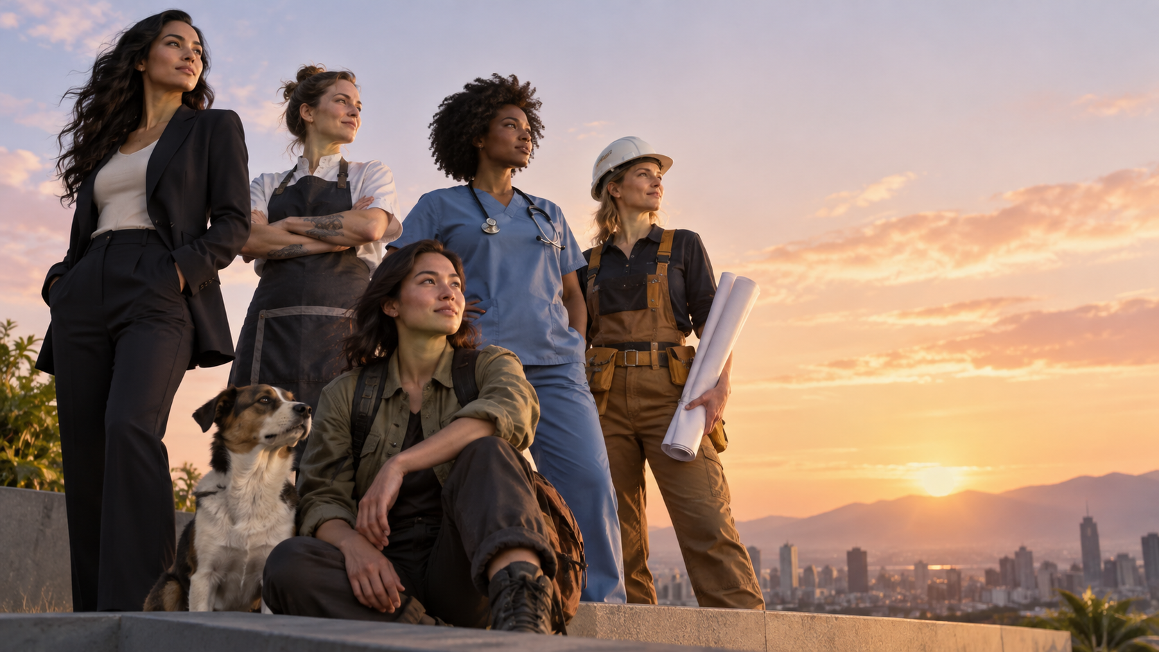 Strong girls quotes prompt image — Collective rooftop finale