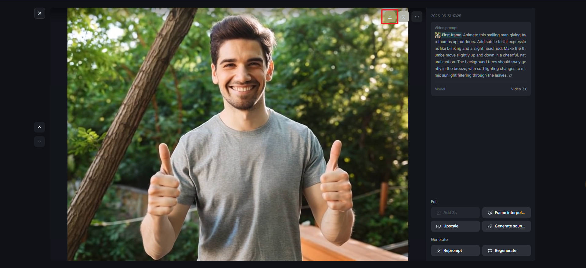 digen ai image to video