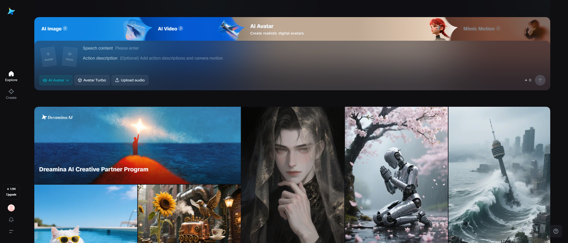 avatar de ia do dreamina