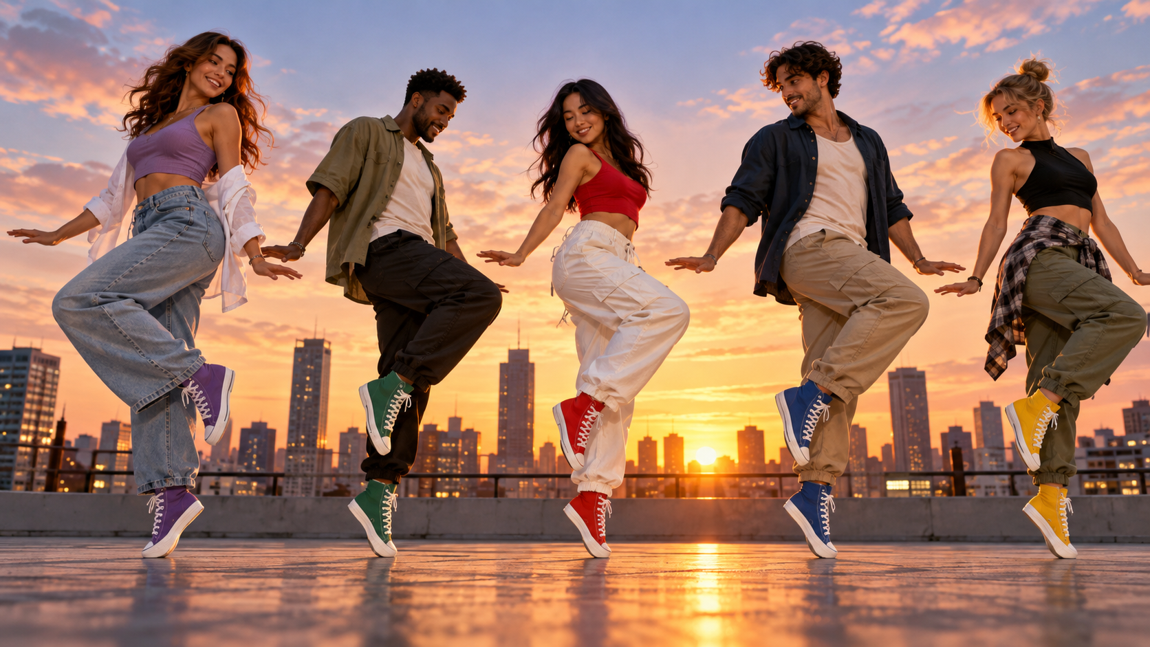 tiptoeing in my Jordans video: Studio Toe-Glide