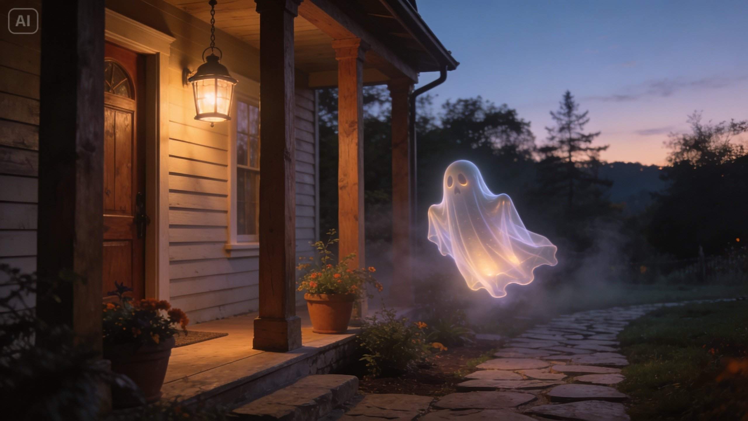add ghost to photo features