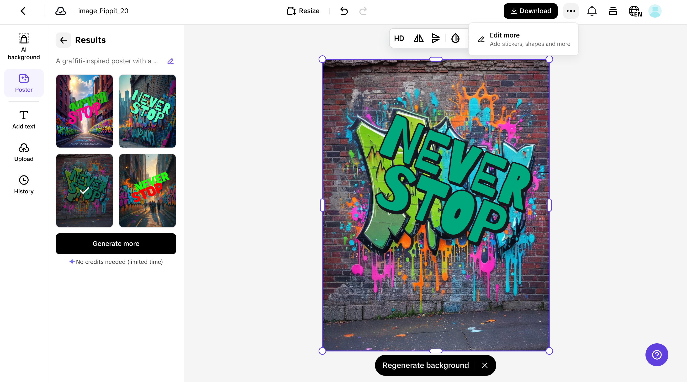 Customize your poster