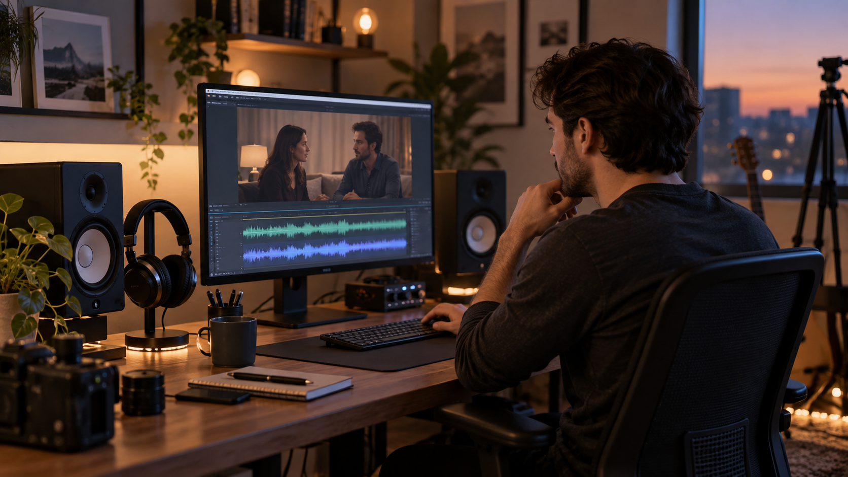 AI audio enhancer: Video Dialogue Polish