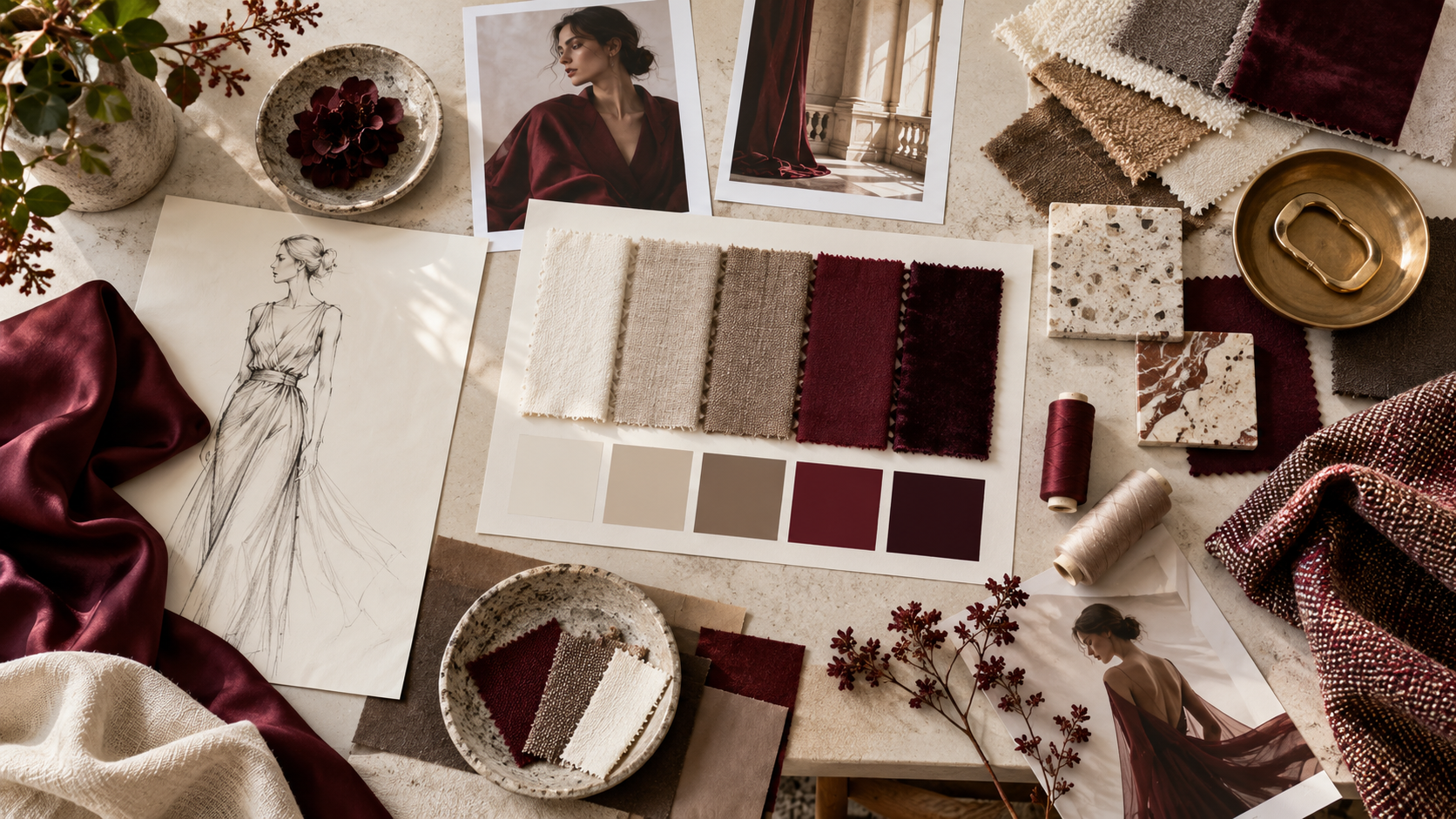 AI mood board maker example