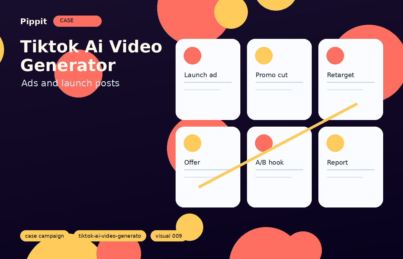 tiktok ai video generator campaign launch example